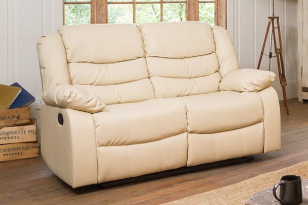 Hamstead 2 Seater Leather Motion Recliner - Sofa & Living