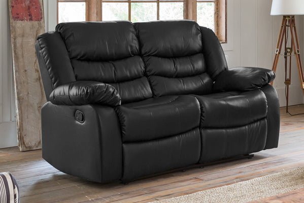 Hamstead 2 Seater Leather Motion Recliner - Sofa & Living