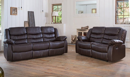 Hamstead 3 Seater Leather Motion Recliner - Sofa & Living