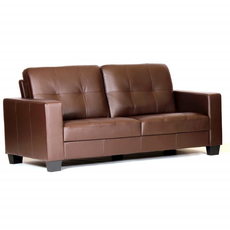 Lena Bonded Leather 1 Seater Sofa - Sofa & Living