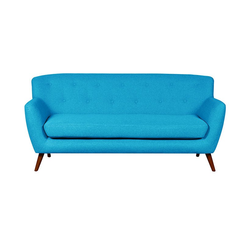 Nordic Retro 2 Seater Fabric Loveseat/Sofa - Sofa & Living