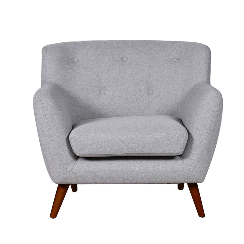 Nordic Retro 2 Seater Fabric Loveseat/Sofa - Sofa & Living