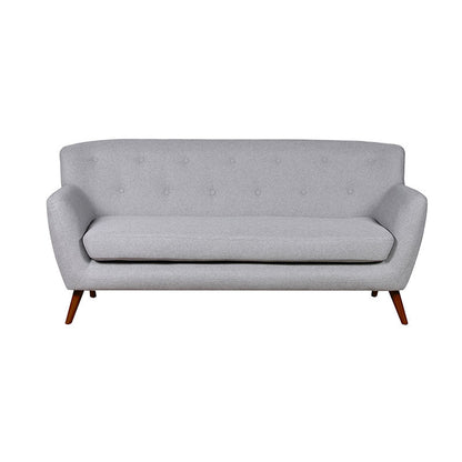 Nordic Retro 3 Seater Fabric Sofa - Sofa & Living