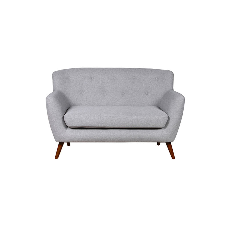 Nordic Retro 3 Seater Fabric Sofa - Sofa & Living