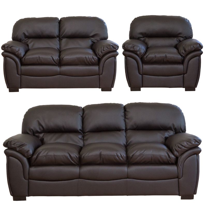 Primehide 3 Seater Leather Sofa - Sofa & Living