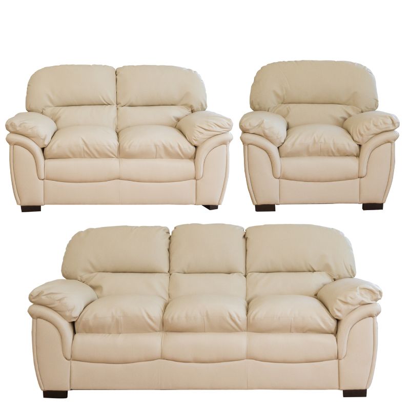 Primehide 3 Seater Leather Sofa - Sofa & Living