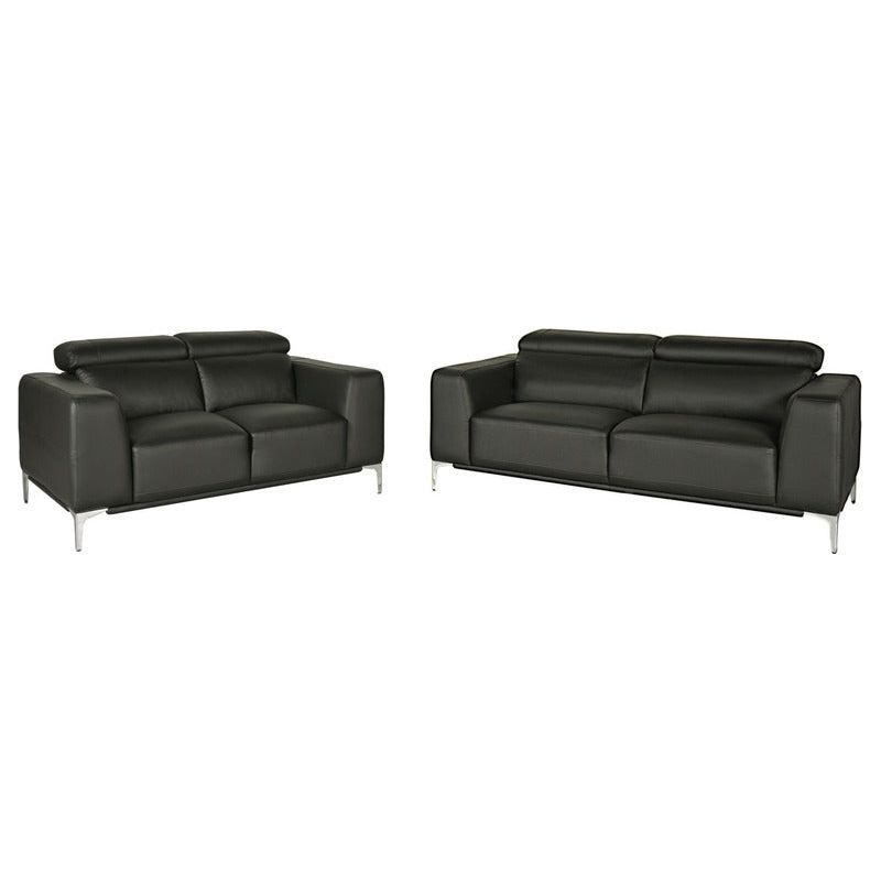 Seedrock 3+2 Leather Sofa Set - Sofa & Living