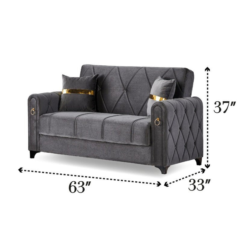 Summit Fabric 2 Seater Sofa Bed - Sofa & Living