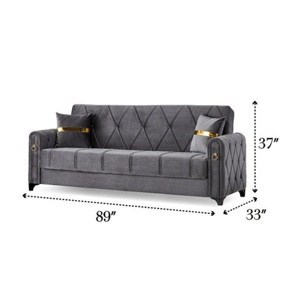 Summit Fabric 2 Seater Sofa Bed - Sofa & Living