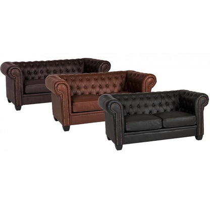 Winston 2 Seater Sofa Leather - Sofa & Living