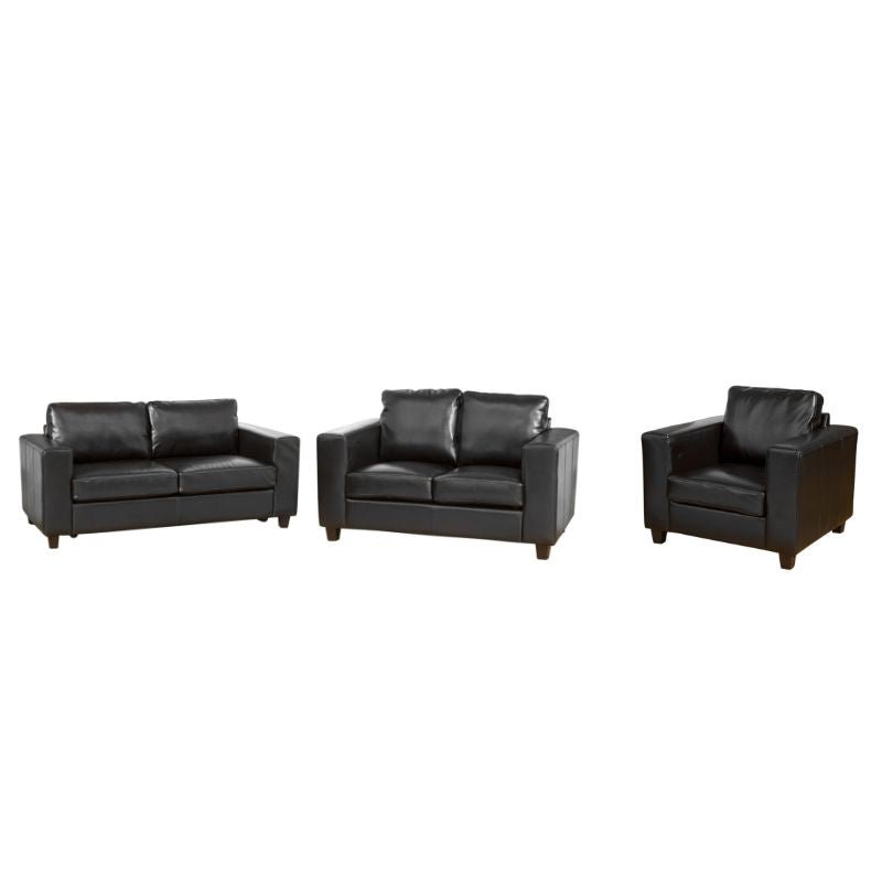 Woodlock Leather 3+2+1 Sofa Set Suite